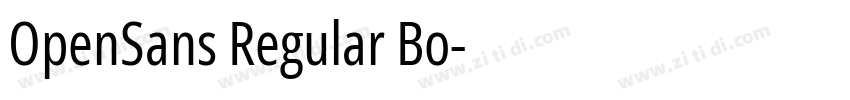 OpenSans Regular Bo字体转换 OpenSans Regular Bo字体转换